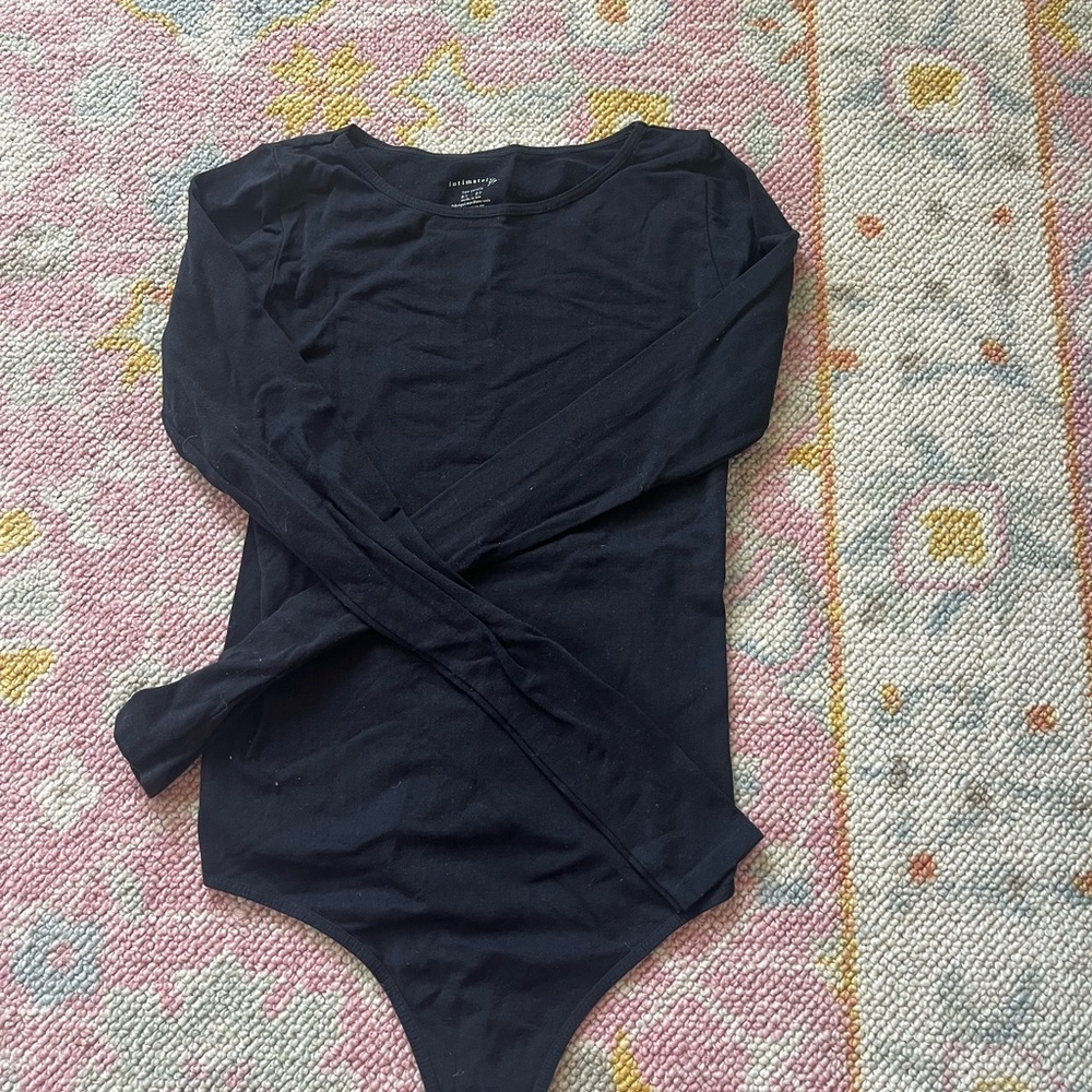 Black Free People Bodysuit